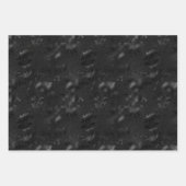 Feuille De Papier Cadeau Motif Léopard noir et Brown esthétique (Devant 2)