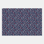 Feuille De Papier Cadeau Motif marin nautique (Devant 2)