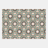 Feuille De Papier Cadeau Motif marocain (bronze) (Devant)