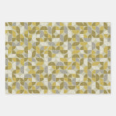 Feuille De Papier Cadeau Motif MCM demi-lune tendance - noir et noir (Devant 3)