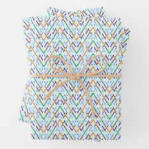 Motif mosaïque zigzag Chevron géométrique sans cou