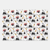 Feuille De Papier Cadeau Motif Music Instrumen (Devant)