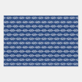 Feuille De Papier Cadeau Motif nautique (Devant 2)