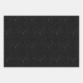 Feuille De Papier Cadeau Motif noir et blanc classique (Devant 2)