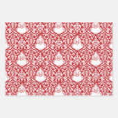 Feuille De Papier Cadeau Motif orange Red Grinch (Devant 2)