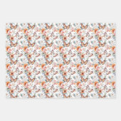 Feuille De Papier Cadeau motif papillon carrelé mignon (Devant)