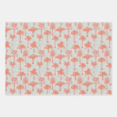 Feuille De Papier Cadeau Motif Pastel Palm Tree (Devant)