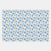 Feuille De Papier Cadeau Motif Pastel Seashell (Devant 3)