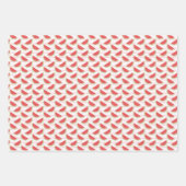 Feuille De Papier Cadeau Motif Pastèque Aquarelle (Devant)