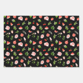 Feuille De Papier Cadeau Motif Pastèque et Grenade (Devant 3)