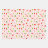 Feuille De Papier Cadeau Motif Pastèque et Grenade (Devant 2)