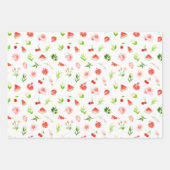 Feuille De Papier Cadeau Motif Pastèque et Grenade (Devant)