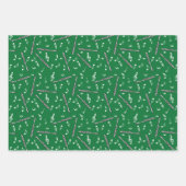 Feuille De Papier Cadeau Motif Piccolo Music Note (Devant)