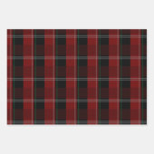Feuille De Papier Cadeau Motif Plaid Buffalo Holiday (Devant 3)