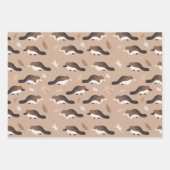 Feuille De Papier Cadeau Motif Platypus joueur (Devant 2)
