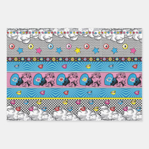 Feuille De Papier Cadeau Motif Pop Art