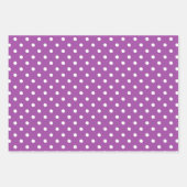 Feuille De Papier Cadeau Motif pourpre (Devant 3)
