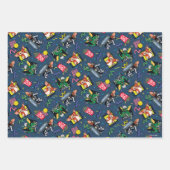 Feuille De Papier Cadeau Motif Rétro-onde Gremlins™ 80's (Devant 3)