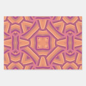 Feuille De Papier Cadeau motif rose (Devant)