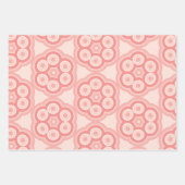 Feuille De Papier Cadeau Motif rose (Devant 3)