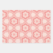 Feuille De Papier Cadeau Motif rose (Devant 2)