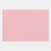 Feuille De Papier Cadeau Motif rose et chocolat (Devant 2)