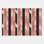 Feuille De Papier Cadeau Motif rose Gold (Devant 3)
