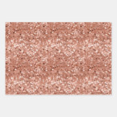 Feuille De Papier Cadeau Motif rose Gold (Devant 2)