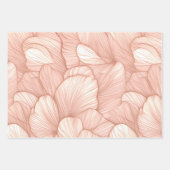 Feuille De Papier Cadeau Motif rose Gold (Devant)