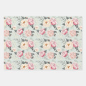 Feuille De Papier Cadeau Motif rose Rose Garden (Devant)