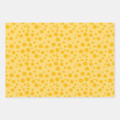 Feuille De Papier Cadeau Motif sans couture de branches d'olivier sur le do (Devant 2)