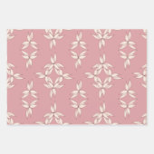 Feuille De Papier Cadeau Motif sans couture de lys (Devant 3)