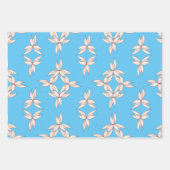 Feuille De Papier Cadeau Motif sans couture de lys (Devant 2)