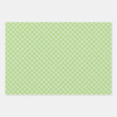 Feuille De Papier Cadeau Motif Shabby Chic Bleu Rose Vert Tailles (Devant 3)