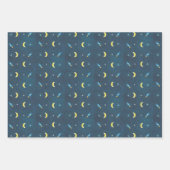 Feuille De Papier Cadeau Motif Space Rocket Ship (Devant 2)