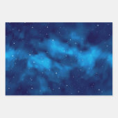 Feuille De Papier Cadeau Motif spatial (Devant 2)