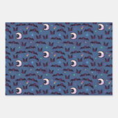 FEUILLE DE PAPIER CADEAU MOTIF SPPOKY HALLOWETS NUITS (Devant 3)