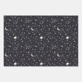 Feuille De Papier Cadeau Motif Stars & Planètes (Devant 3)
