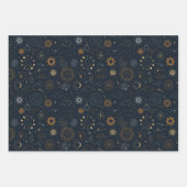 Feuille De Papier Cadeau Motif Stars & Planètes (Devant 3)