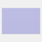 Feuille De Papier Cadeau Motif Tartan Gris Avec Violet Et Lilac (Devant 3)