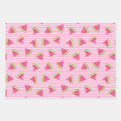 Feuille De Papier Cadeau Motif tendance de pastèque d'été (Devant 3)