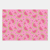 Feuille De Papier Cadeau Motif tendance de pastèque d'été (Devant 2)