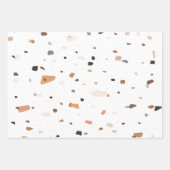 Feuille De Papier Cadeau Motif Terrazzo (Devant)
