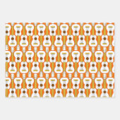 Feuille De Papier Cadeau Motif Ukulele vertical (Devant 2)