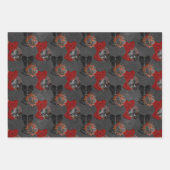 Feuille De Papier Cadeau Motif Vampire (Devant 3)