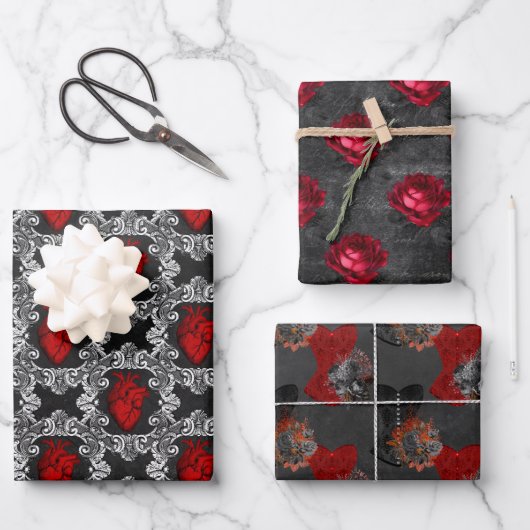 Feuille De Papier Cadeau Motif Vampire (Recto)