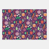 Feuille De Papier Cadeau Motif végétal moderne amusant (Devant)