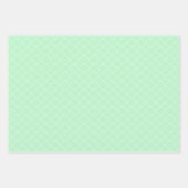 Feuille De Papier Cadeau Motif vert clair (Devant 2)