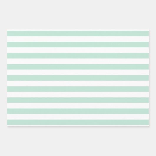 Feuille De Papier Cadeau Motif vert clair (Devant)