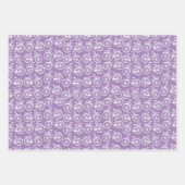 Feuille De Papier Cadeau Motif vintage à vélo (Devant 3)